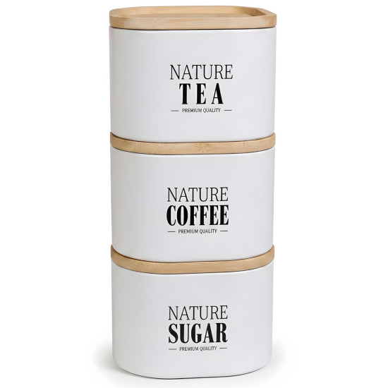 Iron Spice Jar Set - 3 Pcs